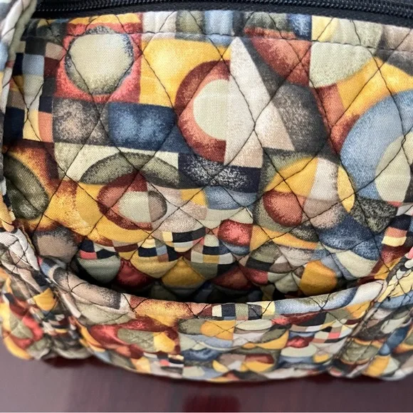 Larenda mosaic quilted purse shoulder bag lots of pockets handbag - Picture 7 of 9